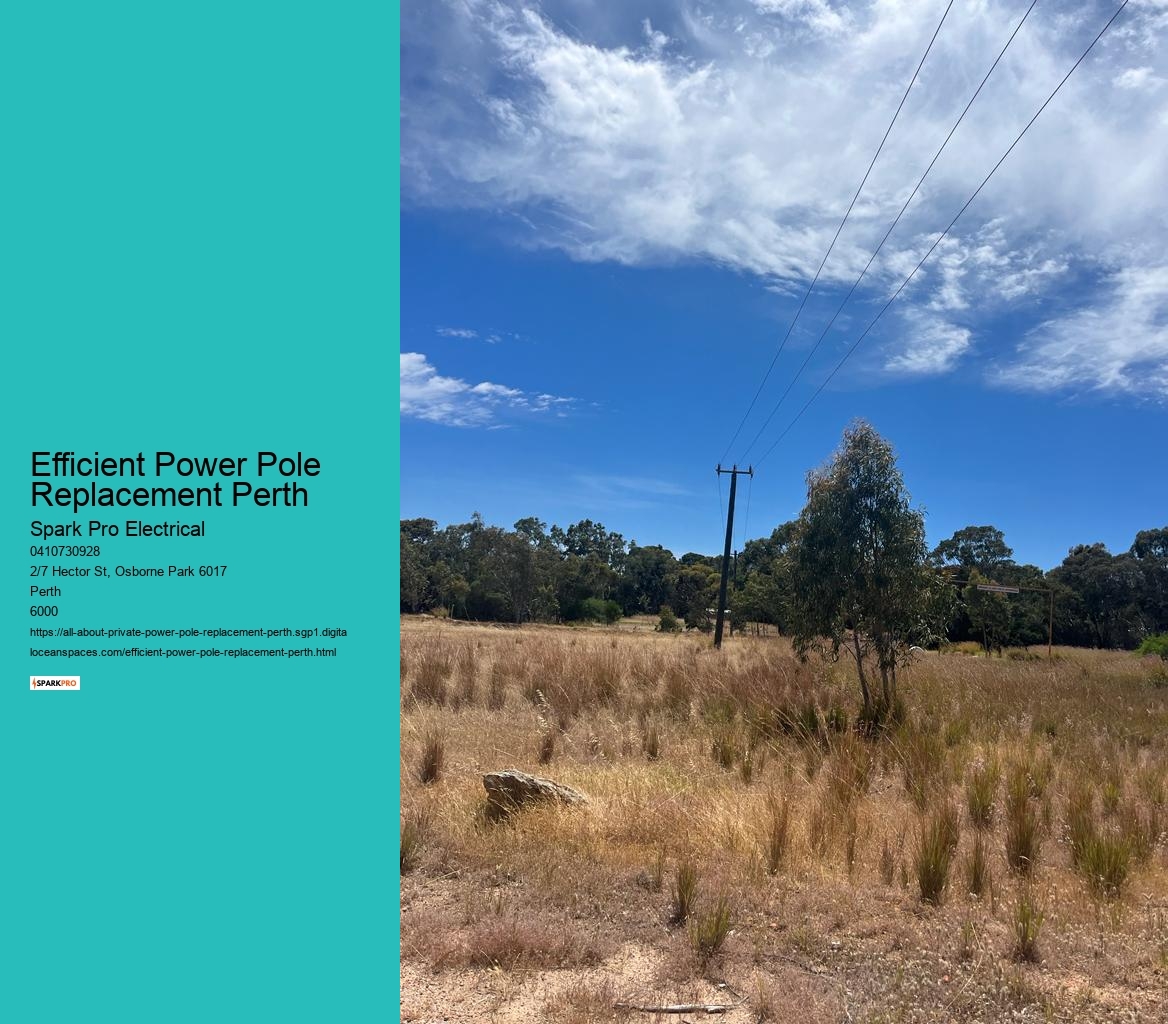 Efficient Power Pole Replacement Perth