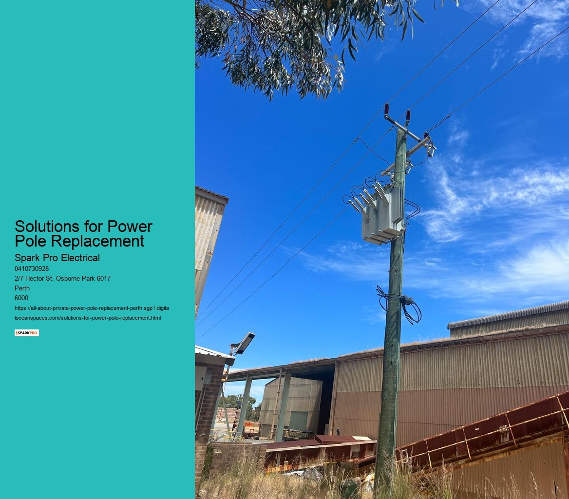 Affordable Private Power Pole Replacement in Perth